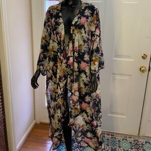 Women Plus Size Long Duster